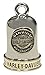 Harley-Davidson Sculpted B&S Medallion Ride Bell, Brass and Steel Finish HRB095