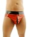 AvaCostume Men's Latex Rubber Briefs Panties Shorts, XL, Red