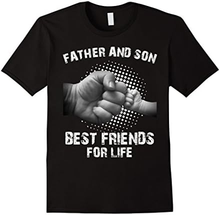 Black Fly CreationsFather Son Best Friends for Life Fist Bump Matching T-Shirts T-ShirtOEKO-TEX STANDARD 100