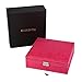 KLOUD City two-layer jewelry box organizer display storage case with lock-Hot Pink