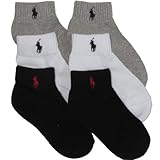 Polo Kids Socks for Boys Quarter High with Polo Player (2-12 Years)