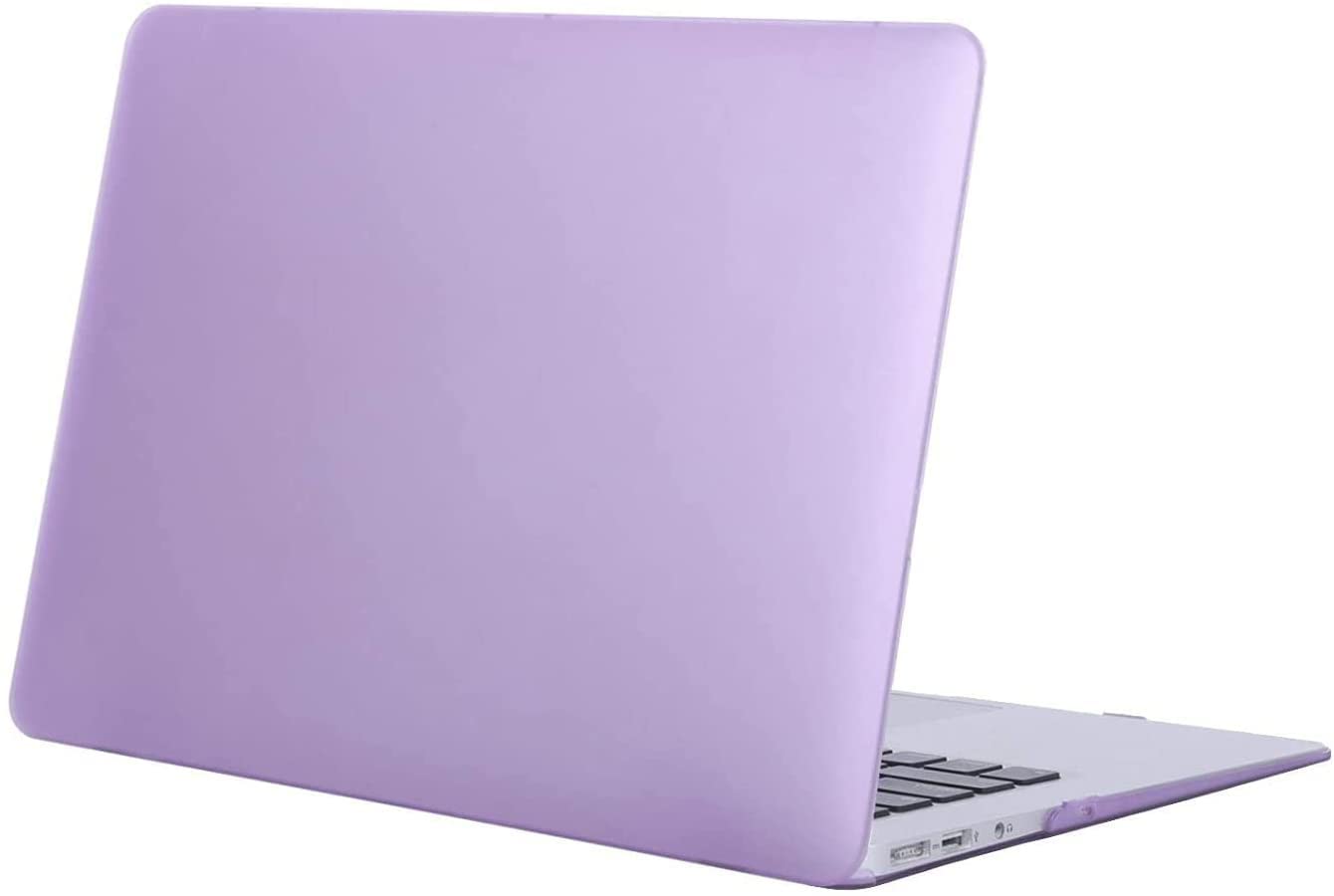 MOSISO Compatible with MacBook Air 13 inch Case Older Version (Models: A1466/A1369, 2010-2017 Release), Protective Plastic Hard Shell Cover Case, Light Purple