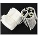 200 Pieces Biodegradable Non-Woven Nursery Bags Plant Grow Bags Fabric Seedling Pots, White