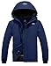 Wantdo Men's Snowboarding Jackets Warm Winter Jacket Waterproof Ski Coat Hooded Windproof Parka