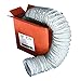 Lambro 219L Flexible Vent Hose 4 Inch X 50 Feet, White