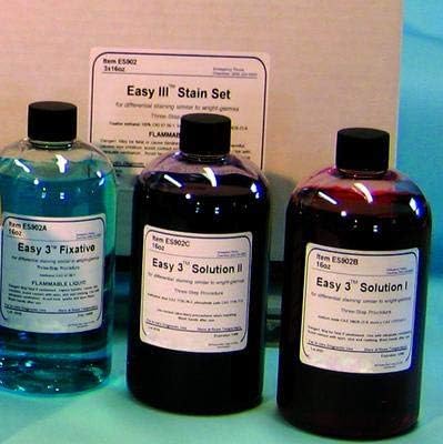 ES903 - Easy III, Fixative - Easy IIIâ„¢ Rapid Differential Stains, Azer Scientific - Case of 4 (1 US Gal)