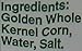 Green Giant Whole Kernel Sweet Corn, 61 Ounce