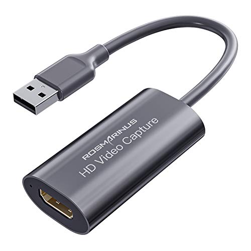 Rosmarinus USB Video Capture Card HDMI to USB 2.0 Capture Card Device