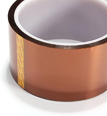 REPKORD Extra Wide Kapton polyimide Tape 50mm width 33M/108ft long, 3D printing bed, printer build plate, Electronics, Etching, Circuit Boards, extreme temperature resistance