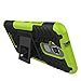 Zenfone 3 Max ZC520TL Case,Mama Mouth Shockproof Heavy Duty Combo Hybrid Rugged Dual Layer Grip Cover with Kickstand for ASUS Zenfone 3 Max ZC520TL(with 4 in 1 Packaged),Green