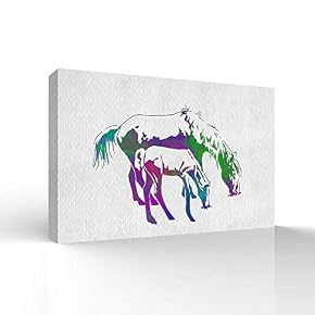 for Living Room Bedroom Home Artwork Paintings Abstract Animal