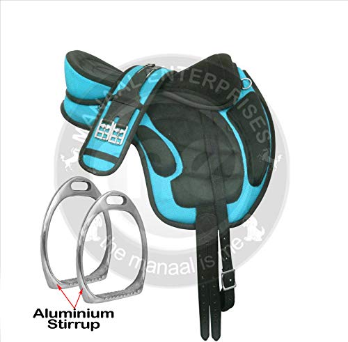 thumbnail image 2 of Treeless FreeMax English Synthetic Saddle – Pony/Adult – Handmade, Monoflap, Detachable Seat 2 of 5
