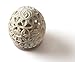 StarZebra Soapstone Tealight Candle Holder Egg Shaped with Intricate Tendril Openwork and Floral Pattern Beautiful Home Decor Idea