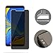 [2-Pack] PULEN Screen Protector for Samsung Galaxy A9 2018, Self-Adhesive Anti-spy Scratch Resistance Anti-Fingerprints No-Bubble Privacy Tempered Glass Protector Film for Galaxy A9 2018