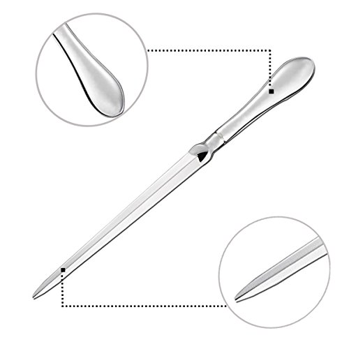 2 Letter+Opener+Envelope+Cutting+Silvery