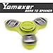 Yomaxer Fidget Spinner,EDC Spinner Toy,Tri-Spinner Fidget Toy Nylon PA Material Hybrid Si3N4 Ceramic Bearing (Green)