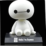 DANUC Pop Big Hero 6 Baymax Cute Cartoon Bobblehead Doll Toy Car Accessories/Dashboard Bobblehead for Car/ Interior Decoration, Bobble Head Toy, Kid's Gift