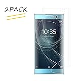 KTtwo Sony Xperia XA2 Screen Protector (NOT GLASS), [2 PACK] Full Coverage HD Clear TPU Film Cover Curved Edge Screen Protector for Sony Xperia XA2 5.2