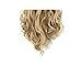 FIRSTLIKE Grade 7A 160g 23-24 Inch Real Thick Double Weft Full Head Clip In Hair Extensions, Dark Blonde Mix Light Blonde, 24