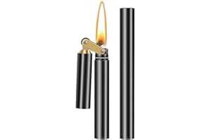 YUSUD Vintage Lighter, Cool Trench Lighter, Unique Kerosene Lighters Fluid Refillable, Novelty Nunchuck Slim Lighters, Fancy 