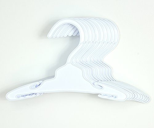 Doll Hangers Set of 10 Plastic Hangers, Fits 18 Inch American Girl Dolls Clothes, Doll Accessories