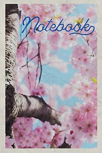 Notebook: Cherry Blossom Washington DC Petite Composition Book Journal Diary for Men, Women, Teen & Kids Vintage Retro Design for Fans of Flor de Cerezo, by Molly Elodie Rose