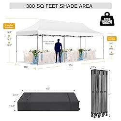 FNSYAY Pop Up Canopy Heavy Duty Canopy