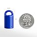 MagnetPal 3 pack Heavy-Duty Neodymium Anti-Rust Magnet, Best for Magnetic Stud Finder / Key Organizer / Indoor and Outdoor Multi Uses, Blue with Key Ring (SP-MPM3BL)
