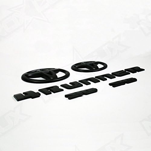 Nox Lux 2010-2013 Toyota 4Runner Matte Black Out Emblem Overlay Badges