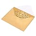 24-Pack Wedding Invitation Cards - Laser Cut Gold Foil and Floral Design Invitation Pockets for Bridal Showers, Engagement Parties, Includes Covers, Blank Inserts, Envelopes, 5 x 7.25 Inches