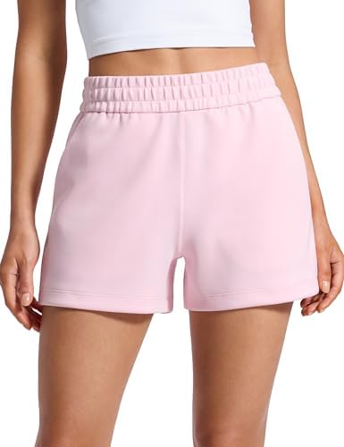 CRZ YOGA Butterbreeze Workout Shorts for Women Linerless High
