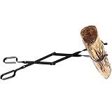 Rocky Mountain Goods Firewood Tongs - Reinforced Wrought Iron for Extra Strength - 26" - Log Grabber for up 12" Thick logs - Log - Rust Resistant Finish Fireplace Tongs for Indoor/Outdoor (1)