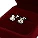 Bonnie Cute Mouse Crystal Rhinestone Girl's Screwback Stud Earrings