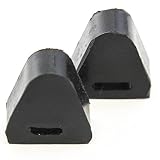 Red Hound Auto 2 Rubber Tailgate Bumpers Compatible with Silverado Sierra Right or Left Side Latch Cushion Stop