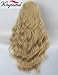 K'ryssma Blonde Lace Front Wig Long Wavy Synthetic Wigs for Women #613 Mixed Light Blonde Lace Wig 24 inches Heat Resistant