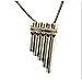 Skylly Peter Pan Flute Pendant Necklace, Pan Movie