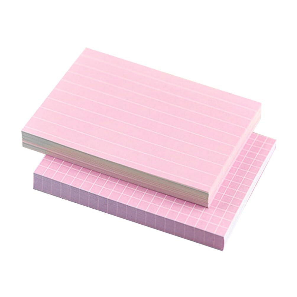 Tofficu 150 Pcs Ruled Index Cards, Assorted Memo Note Cards for Study, Revision, Office, and Personal Use - Convenient Size for Easy Carrying, Random Color