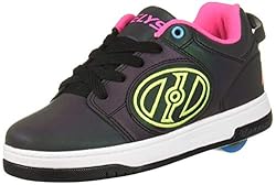 HEELYS Girl's Voyager Tennis Shoe, Black