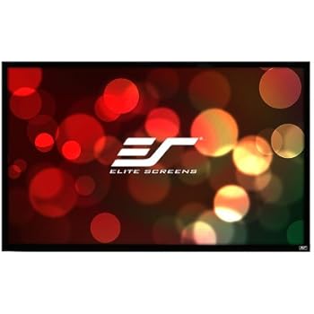 inch frame screen 100 projector Ambient Screens 16:9 Elite Inch SableFrame Amazon.com: 110