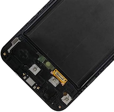 Nunlky Screen replacement,LCD Screen and Digitizer Full Assembly with Frame for Galaxy A50 SM-A505F (Black) (Color : Black)