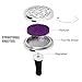 abooxiu 2PC Car Aromatherapy Essential Oil Diffuser Stainless Steel Locket Car Air Freshener (Silver tree+Flower)