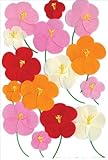 Martha Stewart Crafts Stickers, Pink, Red, and Orange Poppy