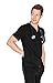 FIGS Chisec Three-Pocket Scrub Top for Men – Black, L