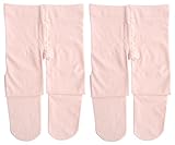 Dancina Footed Dance Tights Future Ballerina First Dance Class Lesson Soft Stockings S (3-5) Ballet Pink x2