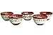 Cactus Canyon Ceramics Spanish Terracotta 5-Piece Breakfast Bowl Set (European Size) White