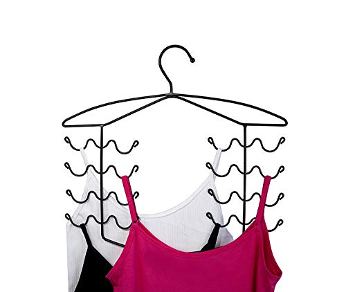 6 Pack Bronze Women's Bra Sport Tank Camisole Top Swim Suit Strap Dress Hanger Closet Organizer (6 Pack)