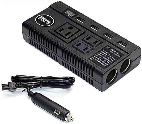 Dc Ac コンバーター カーインバーター 12v 24vを100vに変換 日本仕様 カーチャージャー コンセント 3口 1w 4 2シガーソケット Ledディスプレイ付き 期間限定今なら送料無料 急速充電 Usb 電圧測定 車用ソケット ポート 修正正弦波 4 8a 車載充電器 5v
