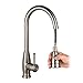 Kitchen Faucets, LiFu Stainless Steel Simplice Single Handle Pull-Down Sprayer Kitchen Faucet, Pull Out Kitchen Sink Faucet