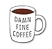 Pinsanity 'Damn Fine Coffee' Enamel Lapel Pin