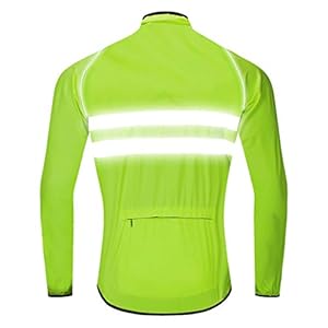 B Blesiya Unisex waterdichte winddichte regenjas fietsjas reflecterende loopjas fietskleding fietsshirt